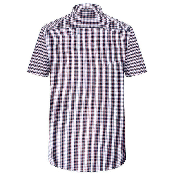 Ritemate Pilbara Mens Yarn Dyed, Check, Dual Pocket, Short Sleeve Shirt - RMPC060S-Queensland Workwear Supplies