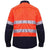 Ritemate Vented Open Front Light Weight, Long Sleeve 3M Tape Shirt - RM107V2R-Queensland Workwear Supplies