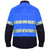Ritemate Vented Open Front Light Weight, Long Sleeve 3M Tape Shirt - RM107V2R-Queensland Workwear Supplies