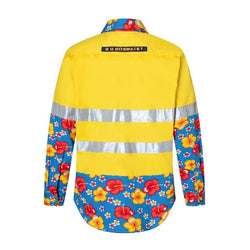 Ritemate Vented Open Front Light Weight, Long Sleeve Taped Shirt - RMRU02R