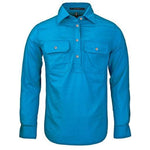 Ritemate Women's Pilbara Closed Front Long Sleeve Shirt - RM300CF-Queensland Workwear Supplies