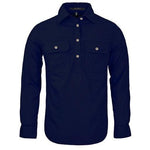 Ritemate Women's Pilbara Closed Front Long Sleeve Shirt - RM300CF-Queensland Workwear Supplies