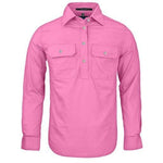 Ritemate Women's Pilbara Closed Front Long Sleeve Shirt - RM300FC-Queensland Workwear Supplies