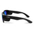 Safestyle Fusions Matte Black Frame/Mirror Blue Polarised - FMBBP100-Queensland Workwear Supplies