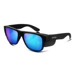 Safestyle Fusions Matte Black Frame/Mirror Blue Polarised - FMBBP100-Queensland Workwear Supplies