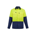 Syzmik Mens Hi Vis Outdoor L/S Shirt - ZW468-Queensland Workwear Supplies