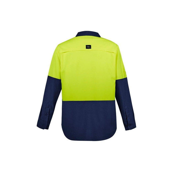 Syzmik Mens Hi Vis Outdoor L/S Shirt - ZW468-Queensland Workwear Supplies