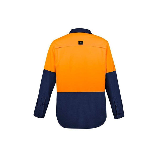 Syzmik Mens Hi Vis Outdoor L/S Shirt - ZW468-Queensland Workwear Supplies