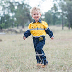 Aussie Kids HiVis Shirt - KIDHVSHT-Queensland Workwear Supplies