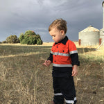 Aussie Kids HiVis Shirt - KIDHVSHT-Queensland Workwear Supplies