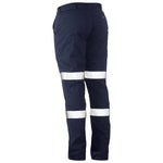 BISLEY MENS BW PNT TAPE RECYCLED NAVY - BP6088T-Queensland Workwear Supplies