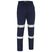 BISLEY MENS BW PNT TAPE RECYCLED NAVY - BP6088T-Queensland Workwear Supplies