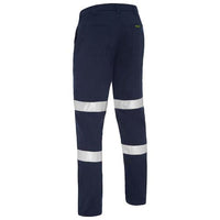 BISLEY MENS BW PNT TAPE RECYCLED NAVY - BP6088T-Queensland Workwear Supplies