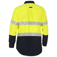 BISLEY MENS BW SHIRT FR APEX 185 TAPE - BS8438T-Queensland Workwear Supplies