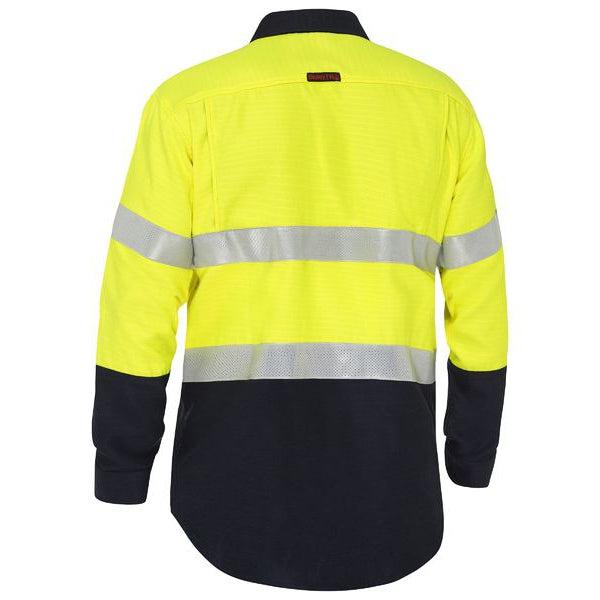 BISLEY MENS BW SHIRT FR APEX 185 TAPE - BS8438T-Queensland Workwear Supplies