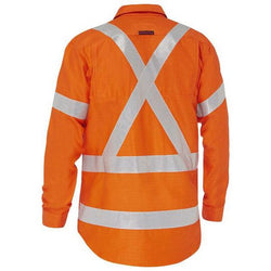 BISLEY MENS BW SHIRT FR APEX 185 X TAPE - BS8439XT