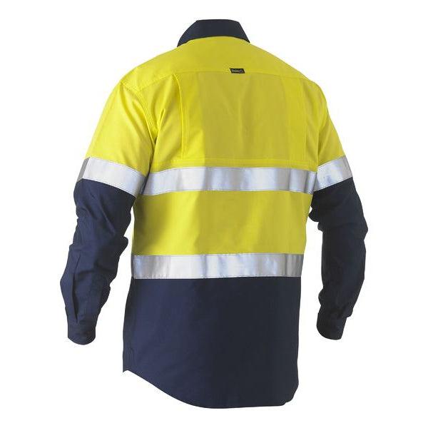 BISLEY MENS BW SHIRT LS LW TAPE RECYCLED - BS6996T-Queensland Workwear Supplies