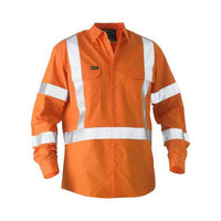 BISLEY MENS BW SHIRT LS LW X TAPE RECYCLED - BS6266XT-Queensland Workwear Supplies