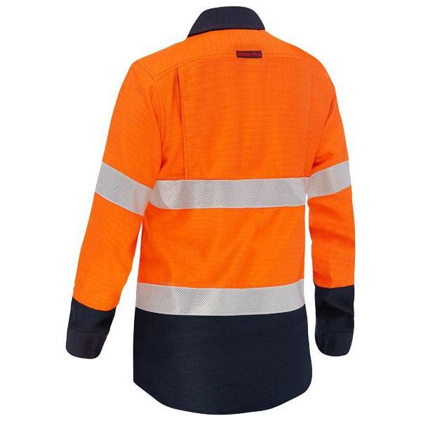 BISLEY WOMENS BW SHIRT FR APEX 160 TAPE - BL8338T-Queensland Workwear Supplies