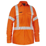 BISLEY WOMENS BW SHIRT FR APEX 185 X TAPE - BL8439XT-Queensland Workwear Supplies