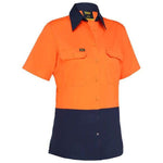 BISLEY WOMENS SHIRT S/S COOL LITE WEIGHT - BL1895-Queensland Workwear Supplies