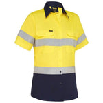 BISLEY WOMENS SHIRT S/S COOL TAPE - BL1896-Queensland Workwear Supplies