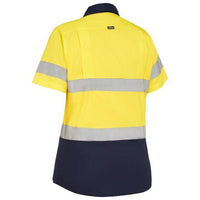 BISLEY WOMENS SHIRT S/S COOL TAPE - BL1896-Queensland Workwear Supplies