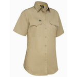 BISLEY WOMENS S/S X-AIRFLOW SHIRT - BL1414-Queensland Workwear Supplies