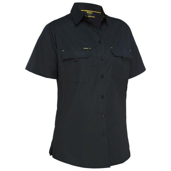 BISLEY WOMENS S/S X-AIRFLOW SHIRT - BL1414-Queensland Workwear Supplies