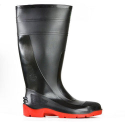 Bata Black/Red Utility Safety Gum Boot - 892-65190
