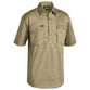 Bisley Closed Front Cotton Short Sleeve Drill Shirt  - BSC1433