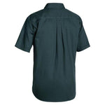 Bisley Closed Front Cotton Short Sleeve Drill Shirt - BSC1433-Queensland Workwear Supplies