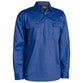 Bisley Closed Front Long Sleeve Cotton Drill Shirt - BSC6433