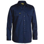 Bisley Cool Lightweight Long Sleeve Drill Shirt - BS6893-Queensland Workwear Supplies