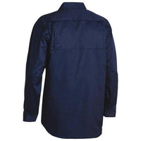 Bisley Cool Lightweight Long Sleeve Drill Shirt - BS6893-Queensland Workwear Supplies