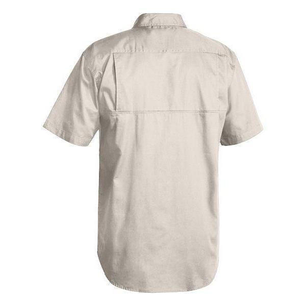 Bisley Cool Lightweight Short Sleeve Drill Shirt - BS1893-Queensland Workwear Supplies