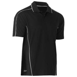 Bisley Cool Mesh Short Sleeve Polo With Reflective Piping - BK1425