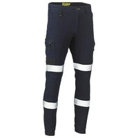Bisley Flx & Move Stretch Denim Cargo Cuffed Pants - BPC6335T-Queensland Workwear Supplies