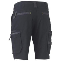 Bisley Flx & Move Stretch Utility Zip Unisex Cargo Shorts - BSHC1330-Queensland Workwear Supplies