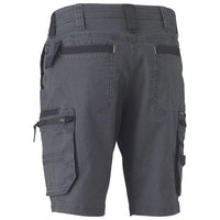 Bisley Flx & Move Stretch Utility Zip Unisex Cargo Shorts - BSHC1330-Queensland Workwear Supplies