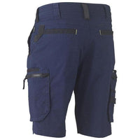 Bisley Flx & Move Stretch Utility Zip Unisex Cargo Shorts - BSHC1330-Queensland Workwear Supplies