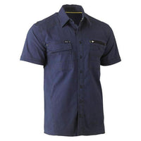Bisley Flx & Move Utility Short Sleeve Work Shirt - BS1144-Queensland Workwear Supplies