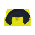 Bisley HiVis Front Zip Unisex Fleece Hoodie - BK6819-Queensland Workwear Supplies