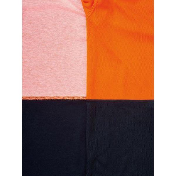 Bisley HiVis Long Sleeve Mens Polo - BK6234-Queensland Workwear Supplies