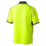 Bisley HiVis Mens Mesh Polyester Polo - BK1219-Queensland Workwear Supplies