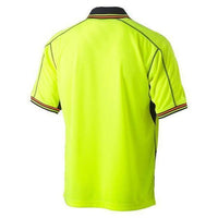 Bisley HiVis Mens Mesh Polyester Polo - BK1219-Queensland Workwear Supplies