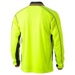 Bisley HiVis Polyester Mesh Mens Polo - BK6219-Queensland Workwear Supplies