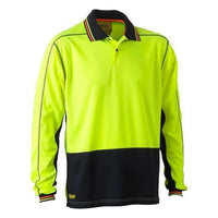 Bisley HiVis Polyester Mesh Mens Polo - BK6219-Queensland Workwear Supplies