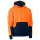 Bisley HiVis Unisex Fleece Hoodie Pullover - BK6619