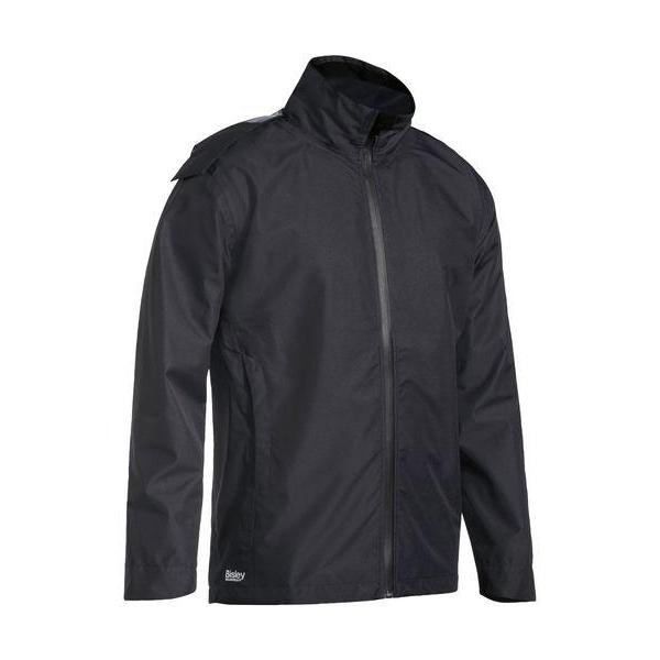 Bisley Lightweight Mini Ripstop Unisex Rain Jacket With Concealed Hood - BJ6926-Queensland Workwear Supplies